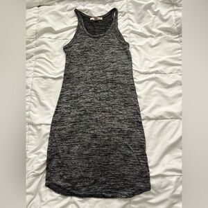 Forever 21 Charcoal Heathered Tank Midi Dress